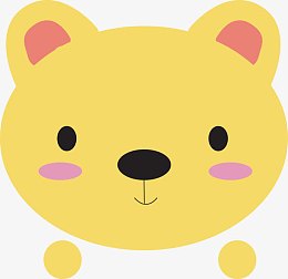 矢量卡通小熊