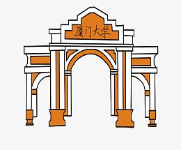 厦门大学标牌