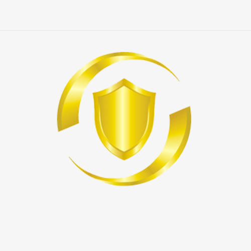 金盾logo素材免费下载_觅元素