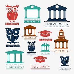 大学图标标识