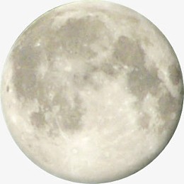 弯月剪影月亮图案  月球