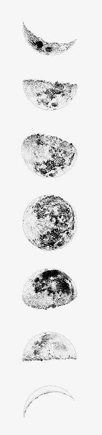 阴晴圆缺的月球表面