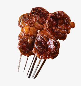 秘制烧烤羊肉串实物图