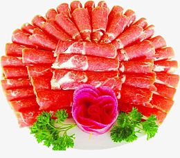 羊肉片实物图