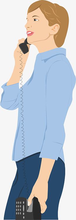 打电话的女孩