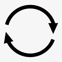 箭头箭线旋转同步简单箭头