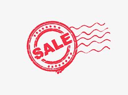 红色SALE圆标标签印章