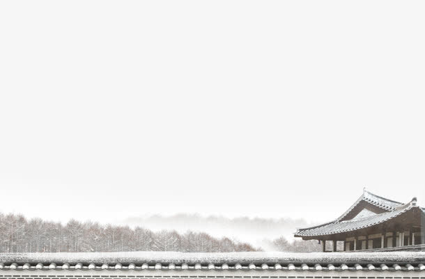 古代建筑房子水墨背景素材免费下载_觅元素