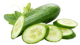 切开的黄瓜片