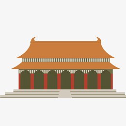 矢量古代建筑