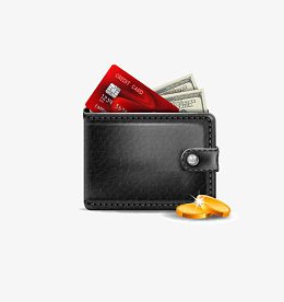 钱包和金币图片下载