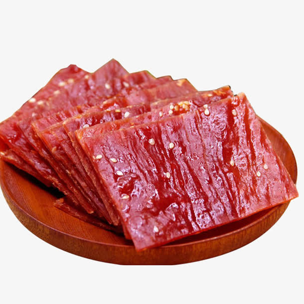 白芝麻猪肉脯素材免费下载_觅元素