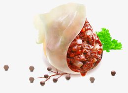猪肉饺子矢量