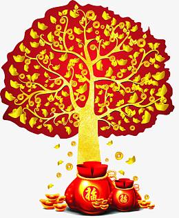 财树锦橙联鲤鱼图片