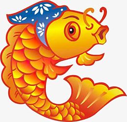 卡通鲤鱼