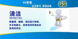 6s企业文化展板清洁