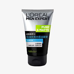 欧莱雅男士护肤品控油保湿炭爽冰