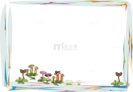 水彩相框免费图片