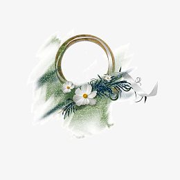 镜子花边