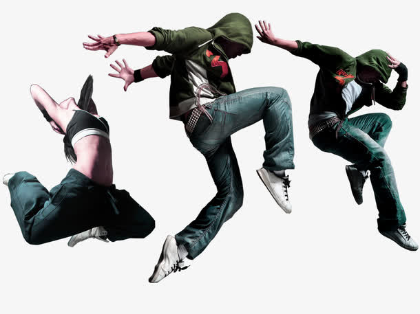 绿色简约跑酷青年装饰图案素材免费下载_觅元素