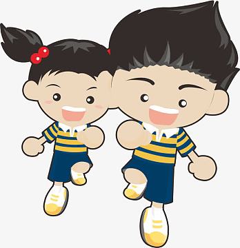 奔跑中的人物海报psdjpg卡通跑步冲刺流汗的男孩素材png跑步的小男孩