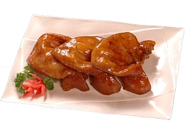 美味的卤猪耳朵菜品