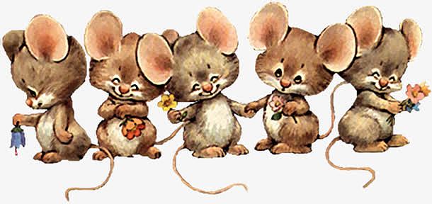 一群小老鼠
