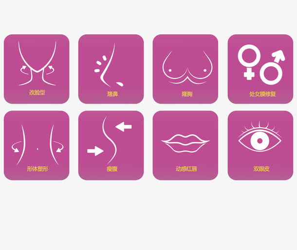 各种整形图标矢量素材免费下载_觅元素