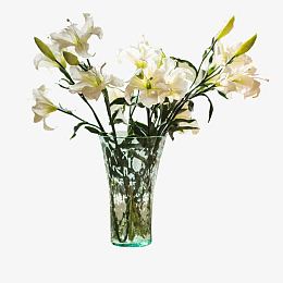 百合花仿真花装饰