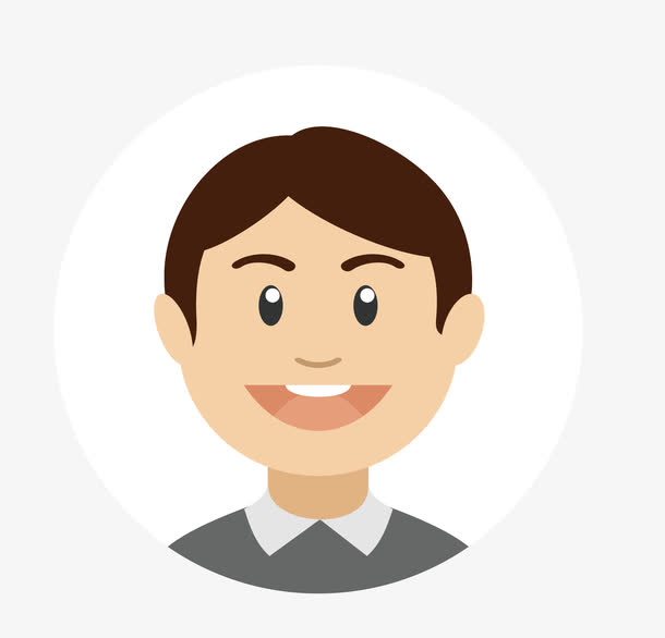 中年男性笑得很开心的男人下载png下载ai