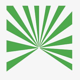 矢量绿色散射线条射线