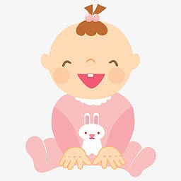 笑婴儿baby-girl-icons