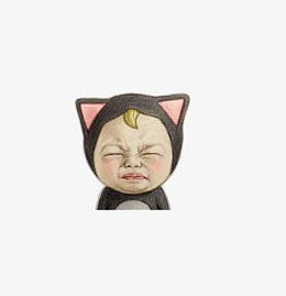 小孩子 猫角 痛的表情 爆笑