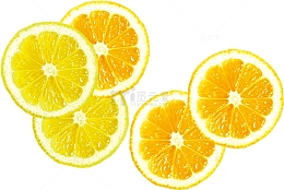 橙子果汁橙子果肉切片