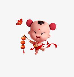 中国卡通福娃素材