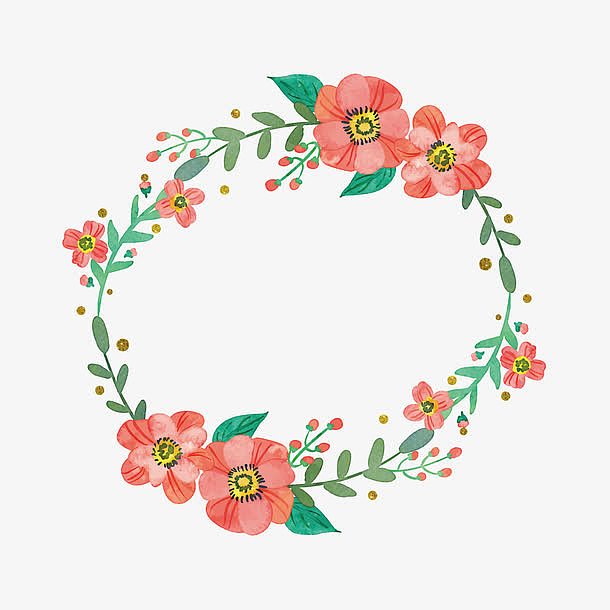 花文字边框免抠素材免费下载 觅元素51yuansu Com