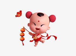 中国喜庆福娃
