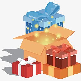 打开绚烂的礼物盒
