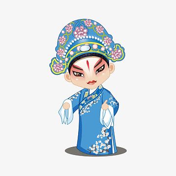 卡通京剧人物(1654x1654)aipng中国文化(614x829)png京剧变脸元素图