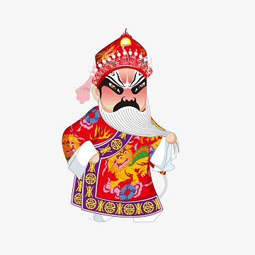 卡通脸谱人物素材_卡通脸谱人物图片元素-觅元素