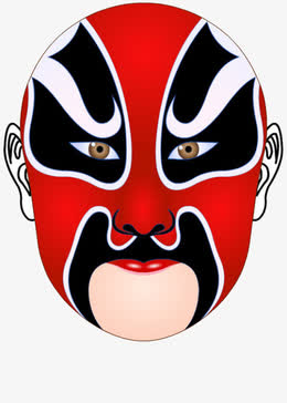 精美中国传统京剧脸谱