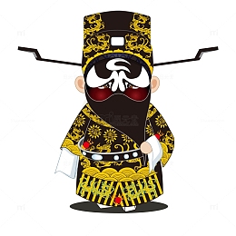 卡通京剧人物