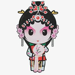 京剧卡通T恤图案