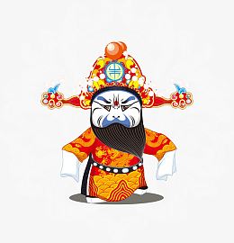 矢量京剧小人