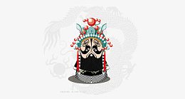 卡通京剧人物