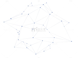 时尚科技点线元素