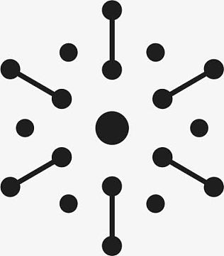 点线面构图底纹角花素材