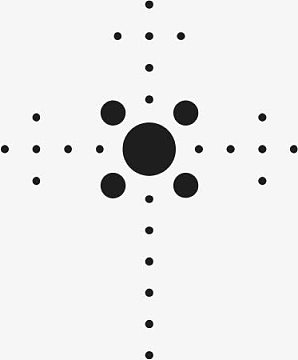 点线面构图底纹角花素材