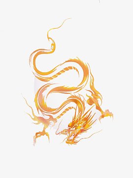 龙图腾png中国传统装饰图案png中国龙火焰徽章图腾psdpng图腾西方龙
