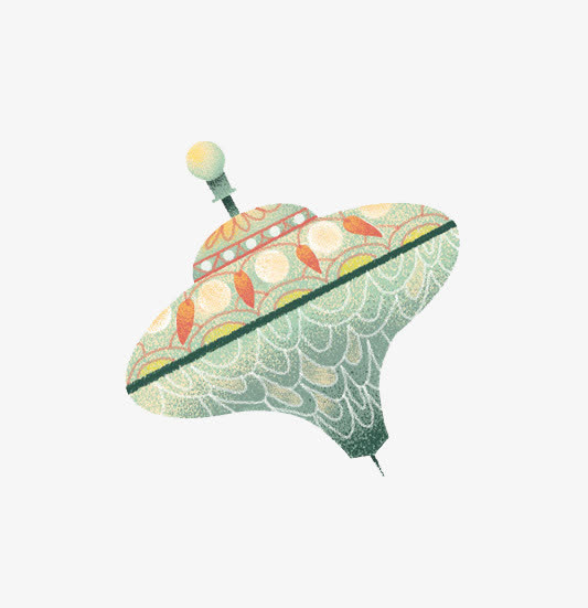 陀螺插画